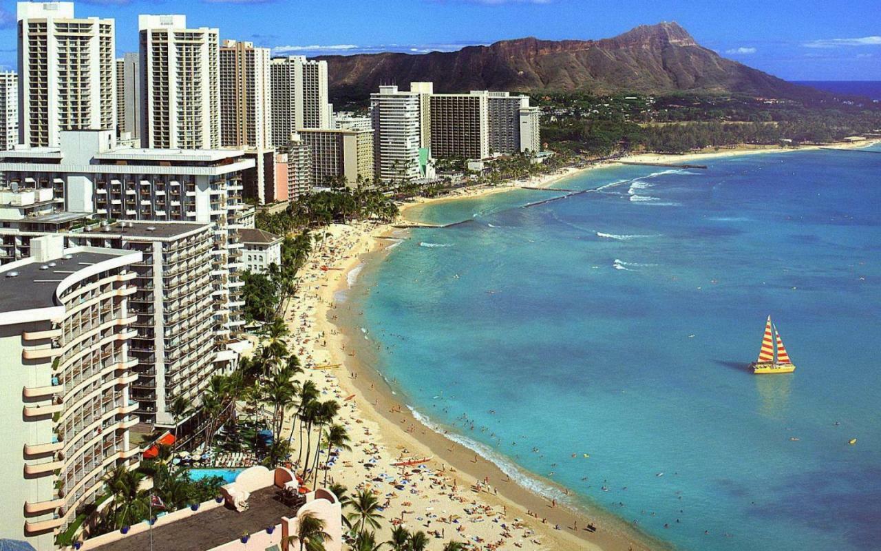 호놀룰루 Studio At Ala Moana With Ocean Views 아파트 외부 사진