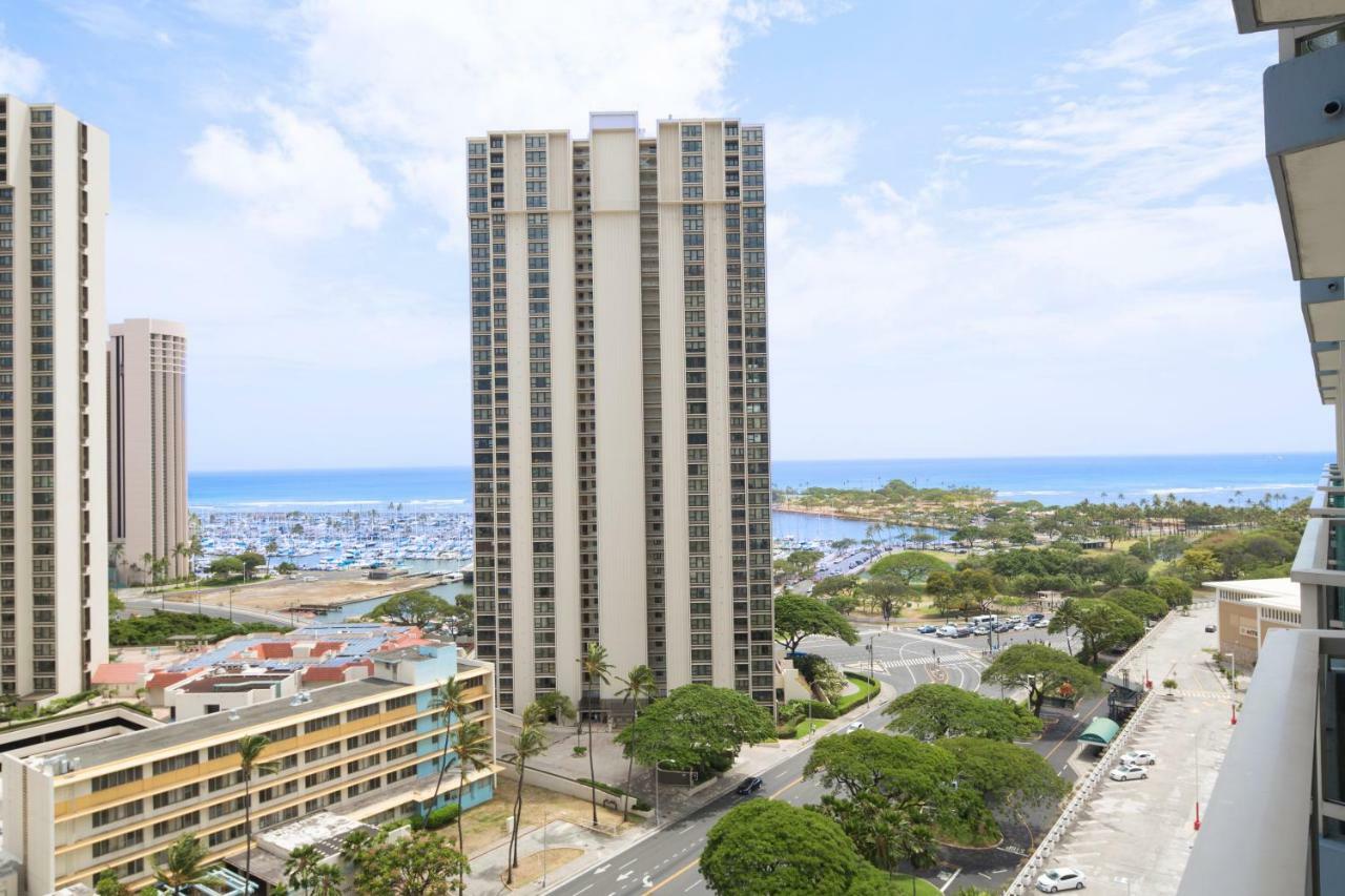 호놀룰루 Studio At Ala Moana With Ocean Views 아파트 외부 사진